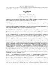 secrecy of bank deposits lawphil|Secrecy of Bank Deposits and Unclaimed Balances .